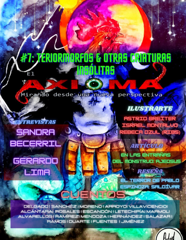 El Axioma Revista No.7 Teriomorfos y Criaturas ins&oacute;litas