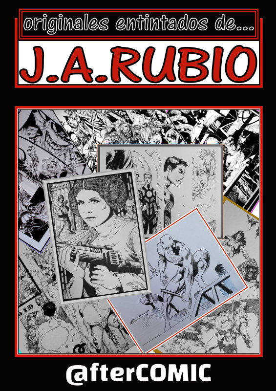 Originales entintados de J. A. Rubio