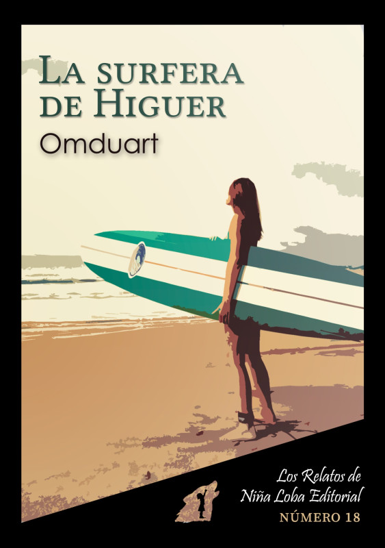 La surfera de Higuer