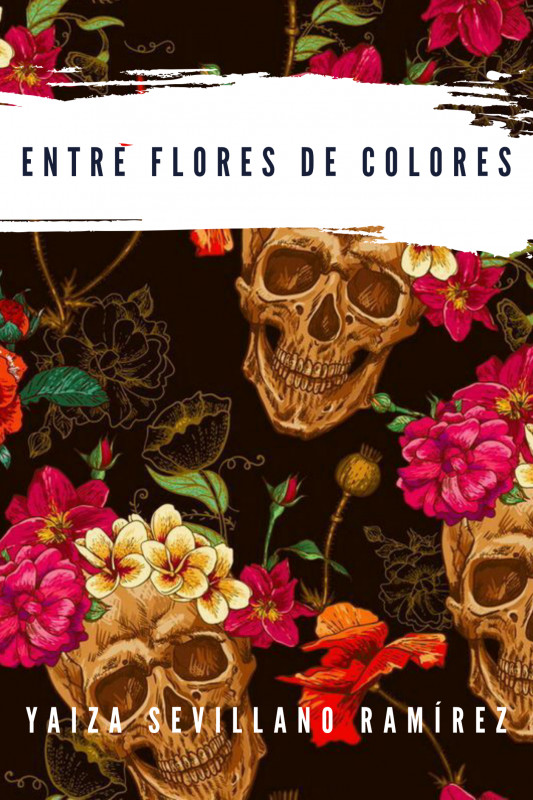 Entre flores de colores